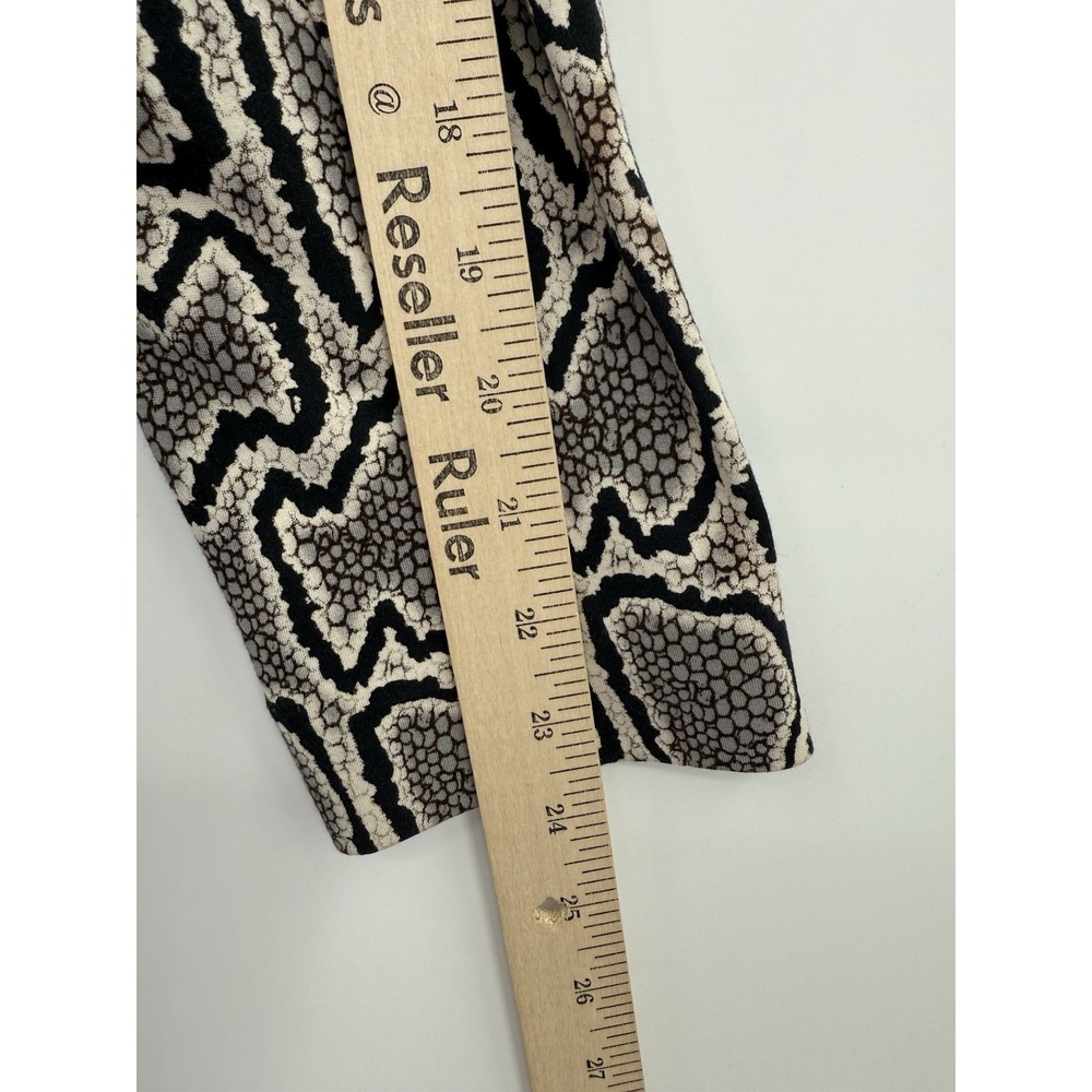 Cabi Blazer Womens 4 Gray Beige Animal Snake Print Jacket Office‎ Career #3733 - Picture 5 of 8